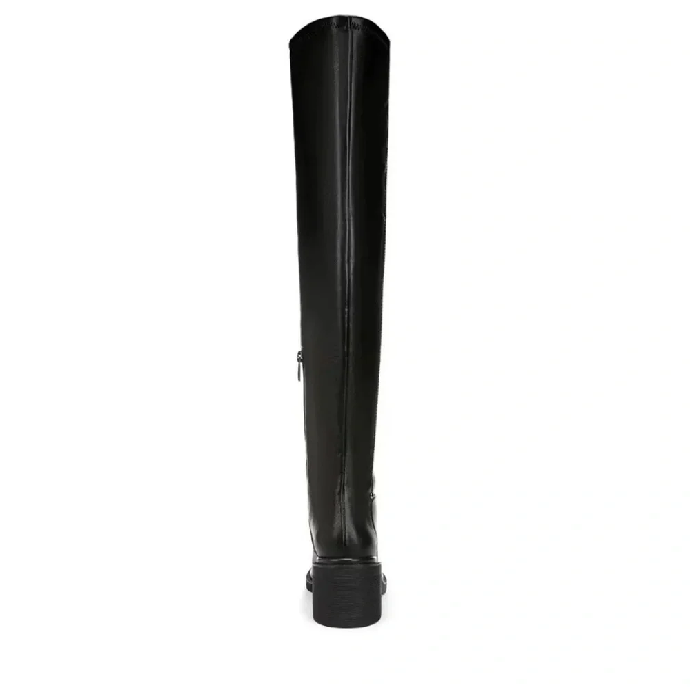 NWOT Franco Sarto Women's Kelly Black Over-The-Knee Boot Sz 7M